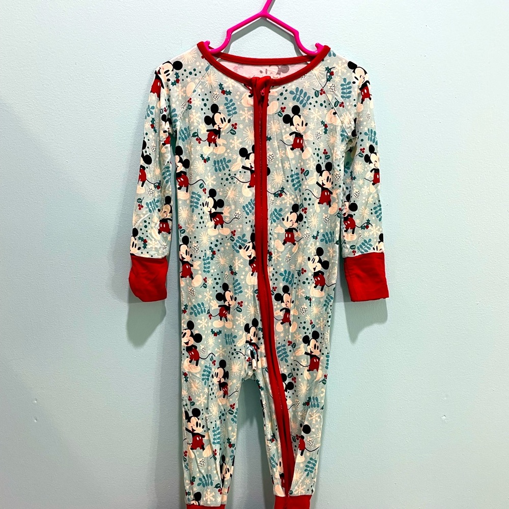Little Sleepies Mickey Winter Wonderland Zippy